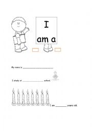 English Worksheet: self introduction 