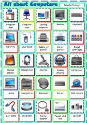 English Worksheet: All about Computers
