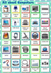 English Worksheet: All about Computers