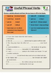 Useful Phrasal verbs 