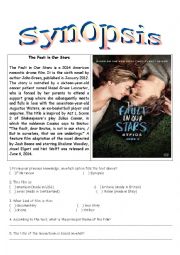 English Worksheet: Synopsis