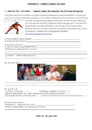 English Worksheet: Chesperito 