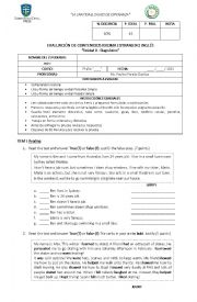 English Worksheet: Present Simple Past Simple Test