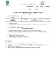 English Worksheet: Simple Past or Present Perfect Test