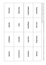 English Worksheet: Word Formation  - Suffix Study