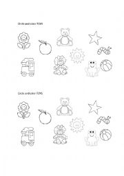 English Worksheet: TOYS