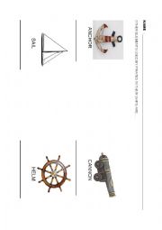 English Worksheet: PIRATE ELEMENTS