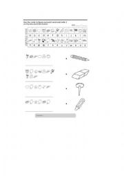 English Worksheet: PUZZLE