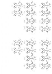 English Worksheet: the gingerbread man and colours
