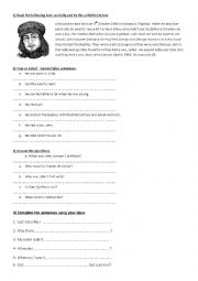 English Worksheet: Past Simple