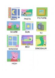 English Worksheet: PEPPA PIG FLASHCARDS S01E01,02_2