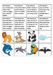 English Worksheet: DESCRIBE THE ANIMAL