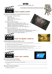 English Worksheet: Gattaca- film worksheet