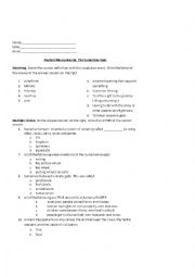 English Worksheet: Mesopotamia Quiz