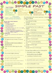 English Worksheet: SIMPLE PAST TENSE