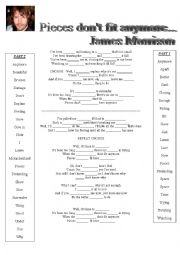 English Worksheet: James Morrison