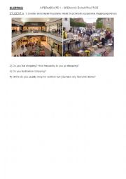 English Worksheet: Talking about shopping -- Student A --Pair speaking