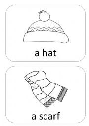 Clothes flashcards