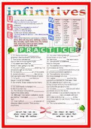 English Worksheet: Infinitives