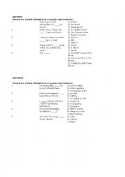 A1 (young learners) Final test - Use of English Part 1