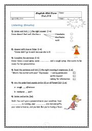 English Worksheet: third_midterm_test_n3