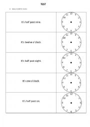 Time worksheet