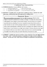 English Worksheet: Conditional Type Zero Activities