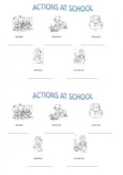 Actions at school