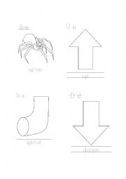 The Itsy Bitsy Spider Song - ESL worksheet by carolinekmurray