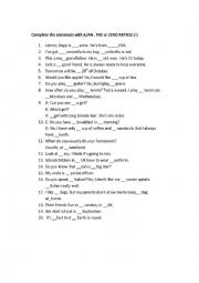 English Worksheet: DETERMINERS