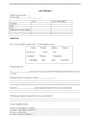 English Worksheet: REVIEW FOR BASIC