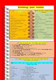 revising past tenses - part 1 of verb tenses