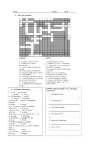 Verb Patterns 