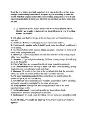 English Worksheet: Task