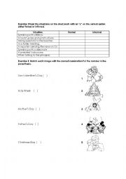 English Worksheet: Celebrations in Costa Rica, verb to be, Greetings, Yes/No qustions