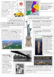 English Worksheet: NYC PART 1