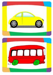 transportation flashcards- part 1