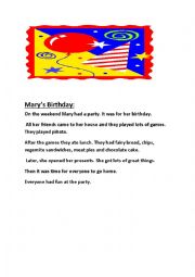Marys Birthday (Recount)