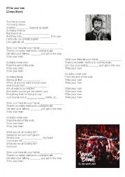English Worksheet: Ill be your man
