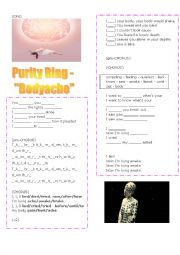 English Worksheet: Song: Purity Ring - Bodyache