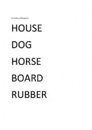 English Worksheet: Pictionary