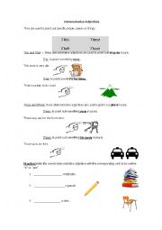 Demonstrative Adjectives