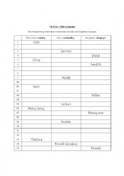 English Worksheet: Let it Go (in other languages)
