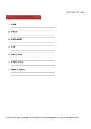 English Worksheet: WH Questions