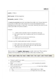 English Worksheet: Used to