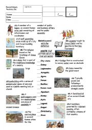English Worksheet: History: Classical Antiquity