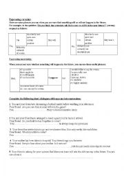 English Worksheet: expressing certainty and uncertainty