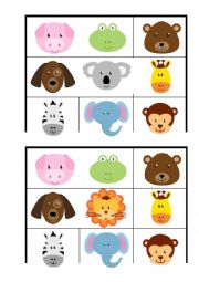 Zoo Animals Bingo