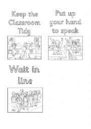 English Worksheet: RULES