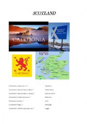 English Worksheet: Scotland Questionnaire 